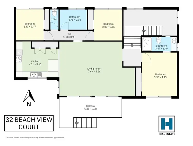Floorplan of Homely house listing, 32 Beach View Court, Tura Beach NSW 2548