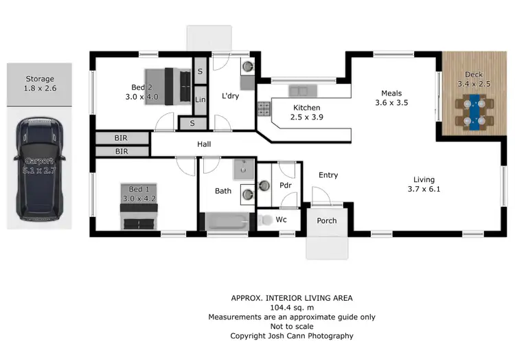 Floorplan of Homely unit listing, 3/7 Tooma Street, Tallangatta VIC 3700