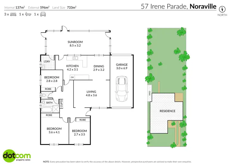 Floorplan of Homely house listing, 57 Irene Parade, Noraville NSW 2263