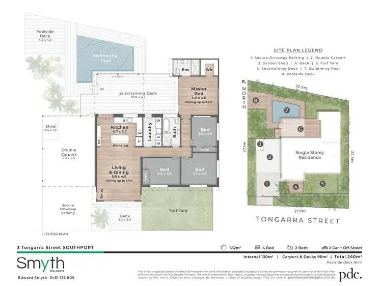 Floorplan of Homely house listing, 3 Tongarra Street, Southport QLD 4215