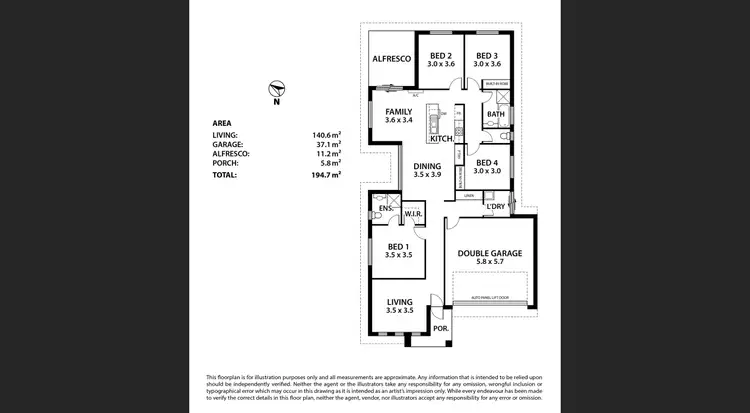 Floorplan of Homely house listing, 7 Paperbark Lane, Murray Bridge SA 5253