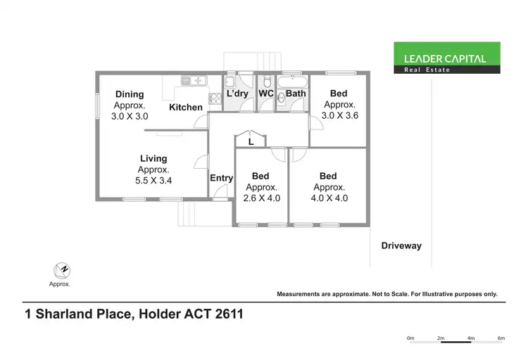 Floorplan of Homely house listing, 1 Sharland Place, Holder ACT 2611
