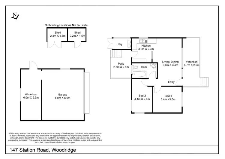 Floorplan of Homely house listing, 147 Station Road, Woodridge QLD 4114