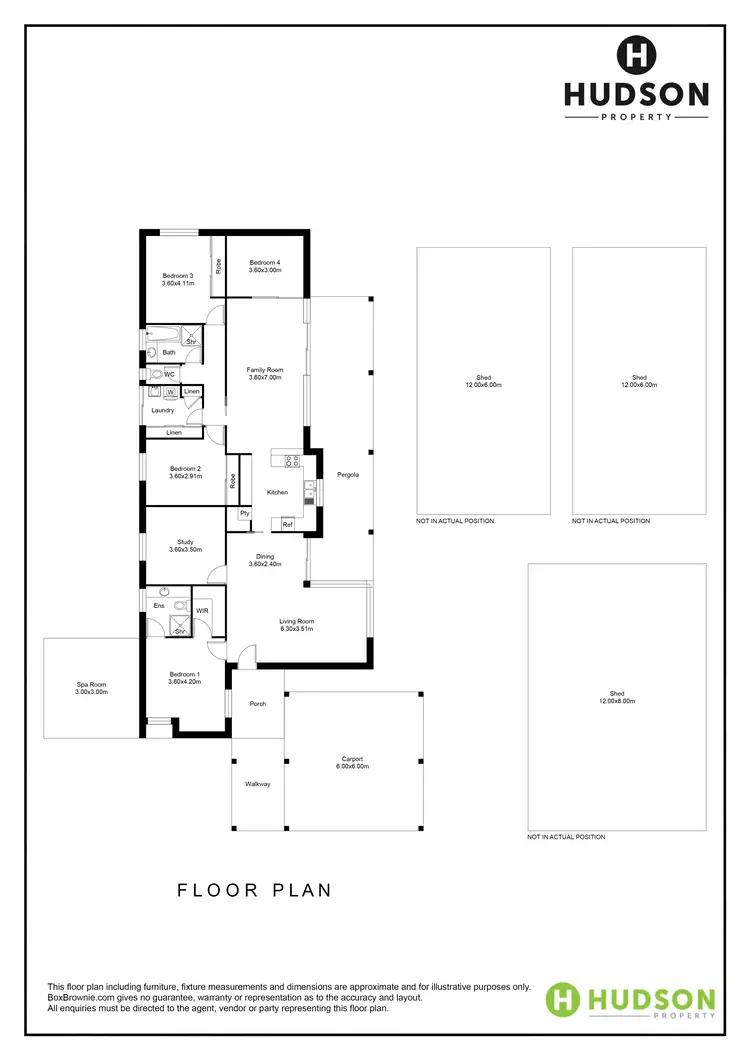 Floorplan of Homely rural property listing, 1 Benbows Road, Gorae VIC 3305
