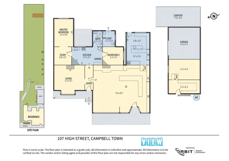 Floorplan of Homely house listing, 107 High Street, Campbell Town TAS 7210
