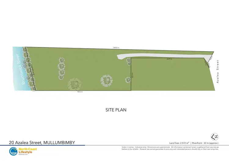 Floorplan of Homely land listing, 20 Azalea Street, Mullumbimby NSW 2482