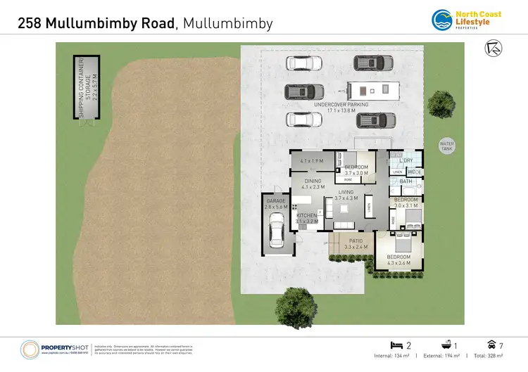 Floorplan of Homely house listing, 258 Mullumbimby Road, Mullumbimby NSW 2482