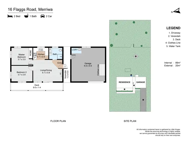 Floorplan of Homely house listing, 16 FLAGGS ROAD, Merriwa NSW 2329