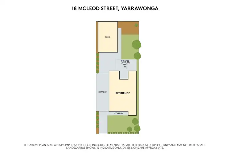Floorplan of Homely house listing, 18 McLeod Street, Yarrawonga VIC 3730
