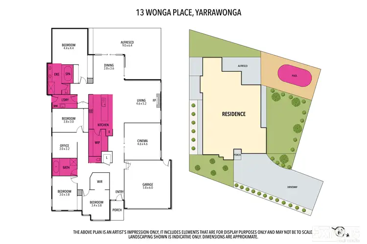 Floorplan of Homely house listing, 13 Wonga Place, Yarrawonga VIC 3730
