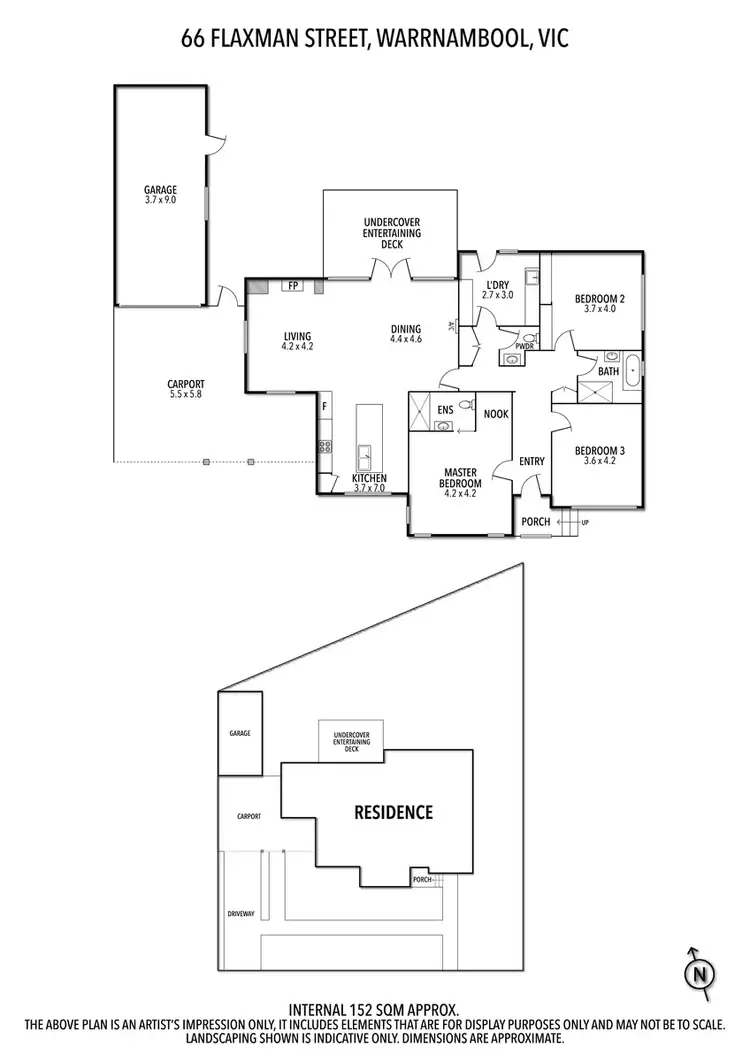 Floorplan of Homely house listing, 66 Flaxman Street, Warrnambool VIC 3280
