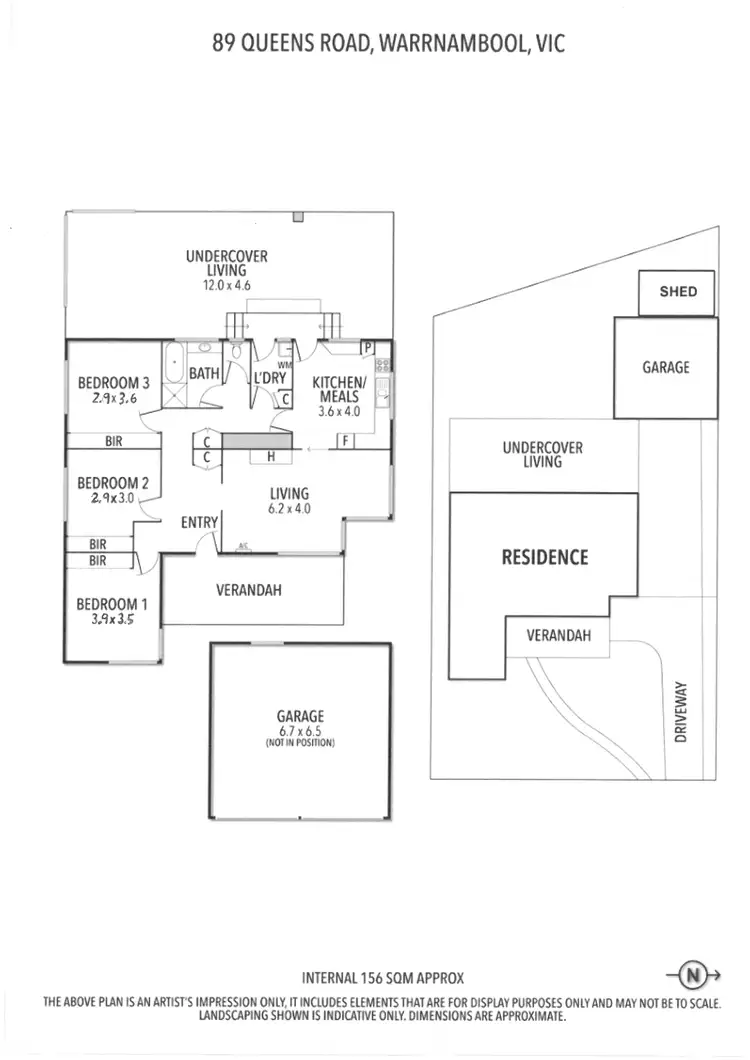 Floorplan of Homely house listing, 89 Queens Road, Warrnambool VIC 3280