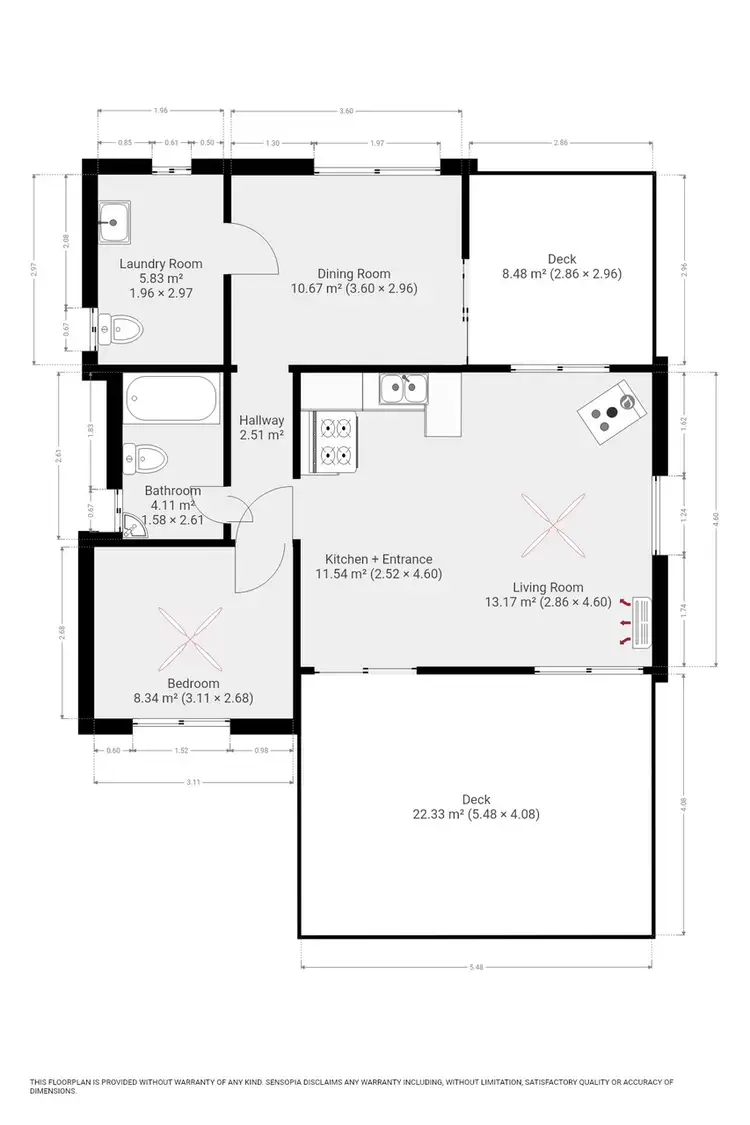 Floorplan of Homely rural property listing, 1 Galloway Court, Clunes VIC 3370