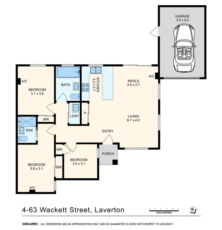 Floorplan of Homely unit listing, 4/63-65 Wackett Street, Laverton VIC 3028