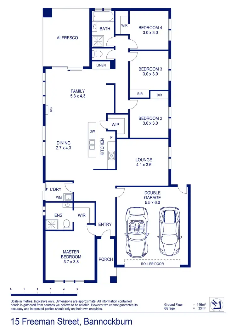 Floorplan of Homely house listing, 15 Freeman Street, Bannockburn VIC 3331