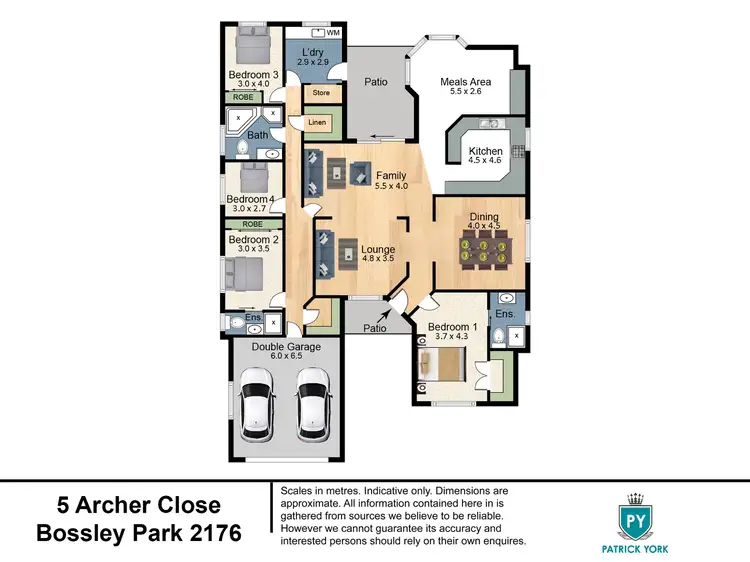 Floorplan of Homely house listing, 5 Archer Close, Bossley Park NSW 2176