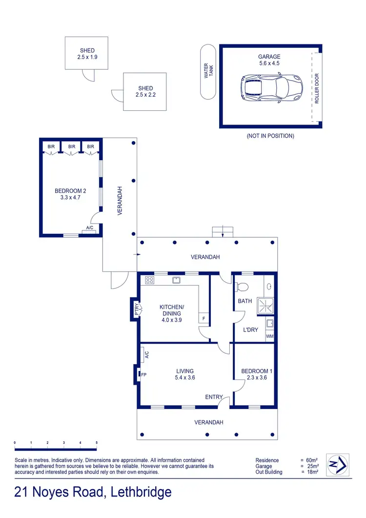 Floorplan of Homely house listing, 21 Noyes Road, Lethbridge VIC 3332
