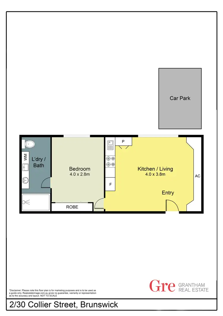 Floorplan of Homely apartment listing, 2/30 Collier Crescent, Brunswick VIC 3056