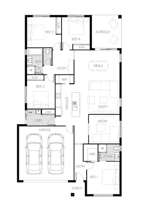 Floorplan of Homely house listing, 33 Quartz Crescent, Collingwood Park QLD 4301