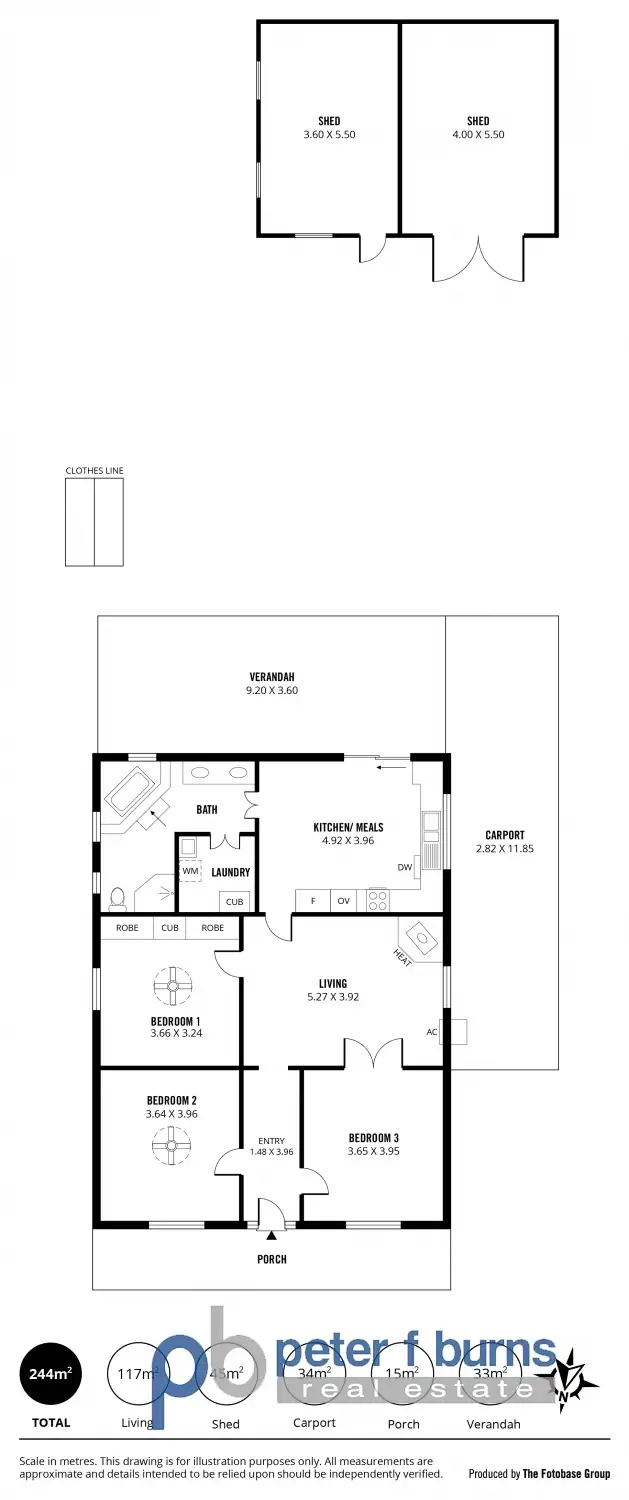 Floorplan of Homely house listing, 39 Darebin Street, Mile End SA 5031