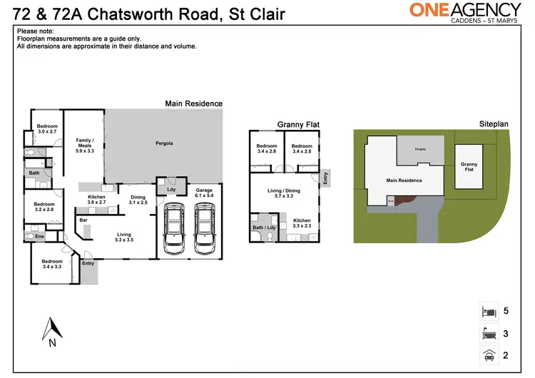 Floorplan of Homely house listing, 72 & 72A Chatsworth Road, St Clair NSW 2759