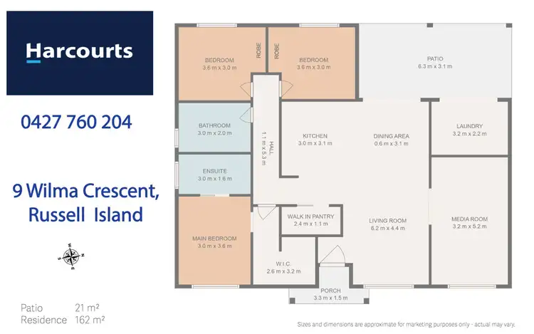 Floorplan of Homely house listing, 9 Wilma Crescent, Russell Island QLD 4184