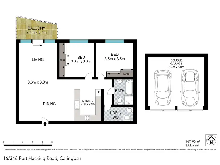 Floorplan of Homely rural property listing, 16/346 Port Hacking Road, Caringbah NSW 2229