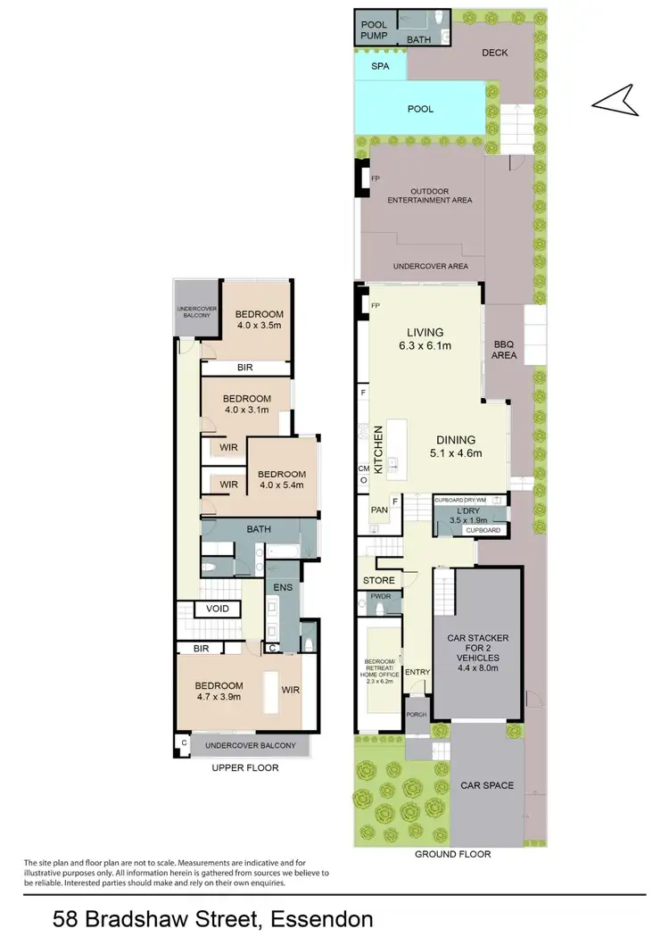 Floorplan of Homely house listing, 58 Bradshaw Street, Essendon VIC 3040