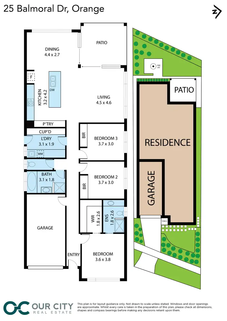 Floorplan of Homely house listing, 25 Balmoral Drive, Orange NSW 2800