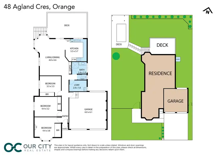 Floorplan of Homely house listing, 48 Agland Crescent, Orange NSW 2800