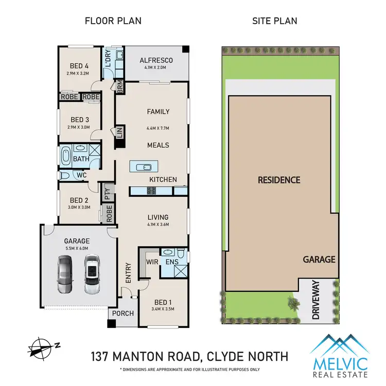Floorplan of Homely house listing, 137 Manton Road, Clyde North VIC 3978