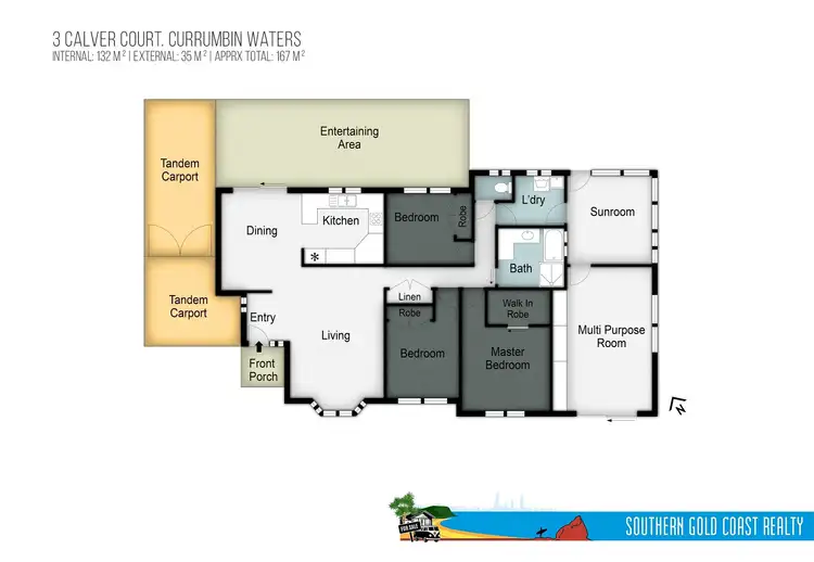 Floorplan of Homely house listing, 3 Calver Court, Currumbin Waters QLD 4223