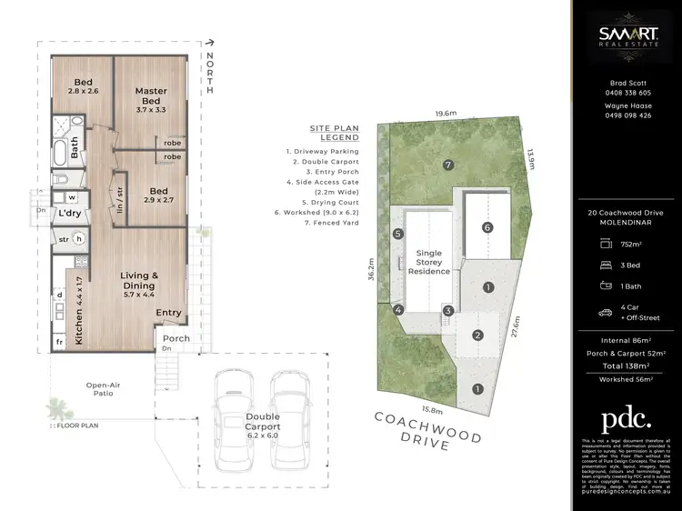 Floorplan of Homely house listing, 20 Coachwood Drive, Molendinar QLD 4214