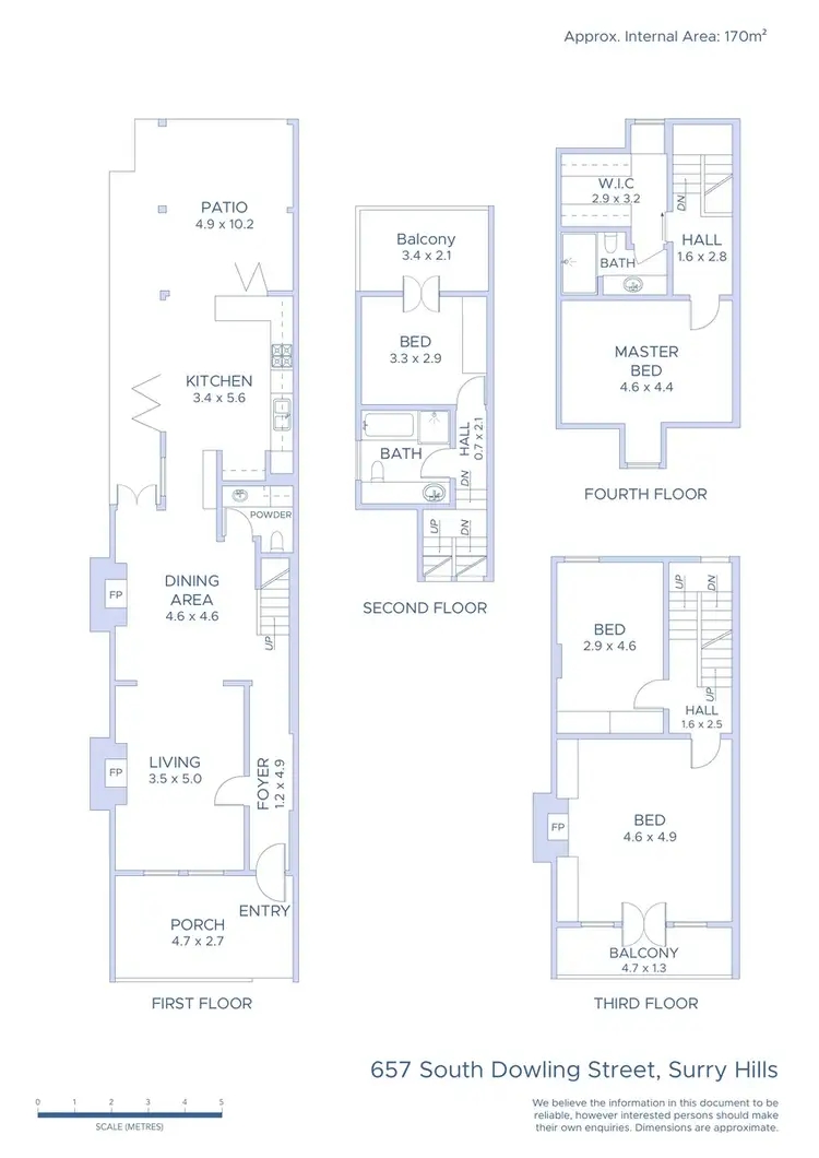 Floorplan of Homely house listing, 657 South Dowling Street, Surry Hills NSW 2010