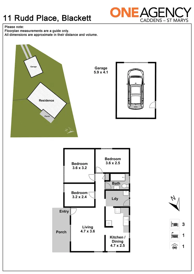 Floorplan of Homely house listing, 11 Rudd Place, Blackett NSW 2770