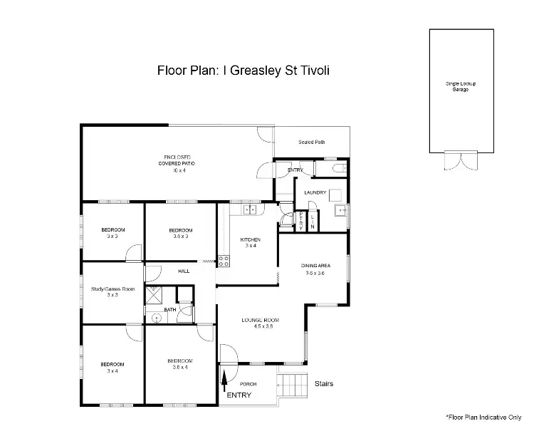 Floorplan of Homely house listing, 1 Greasley Street, Tivoli QLD 4305