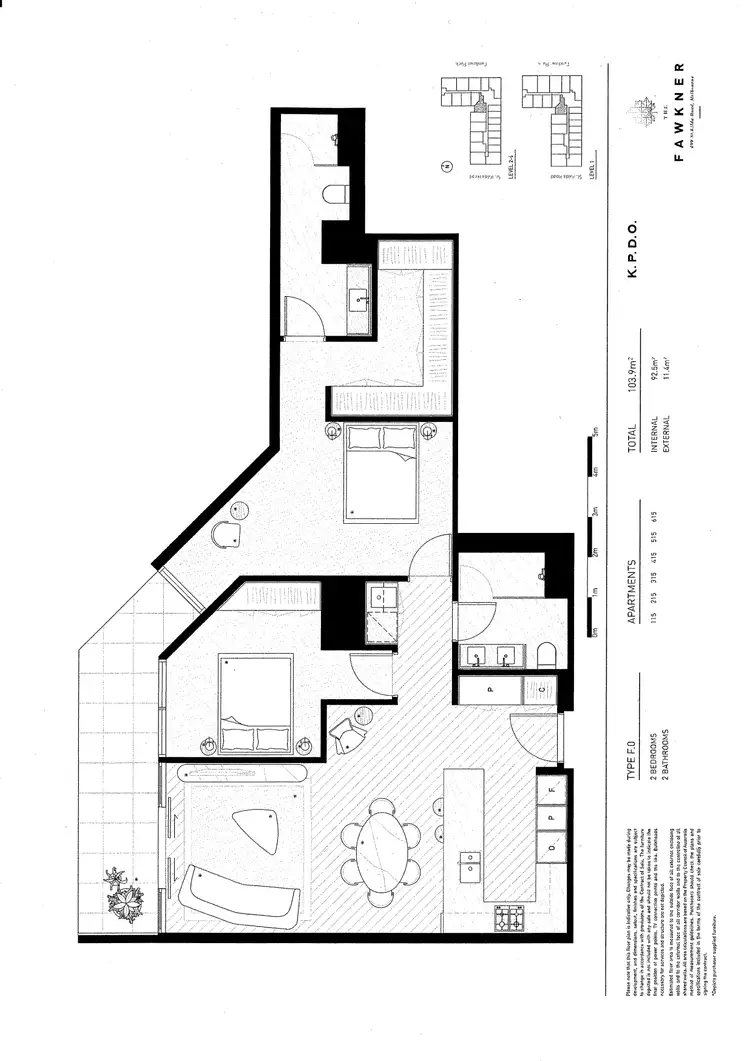Floorplan of Homely apartment listing, 315/499 Saint Kilda Road, Melbourne VIC 3000