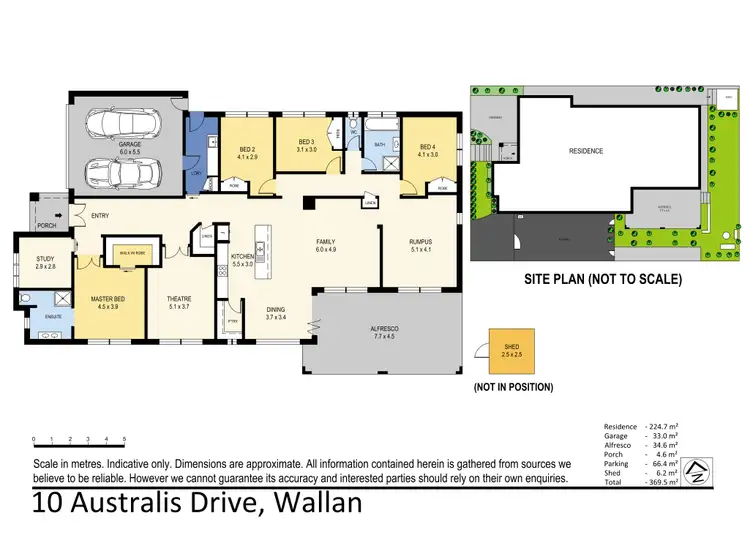 Floorplan of Homely house listing, 10 Australis Drive, Wallan VIC 3756