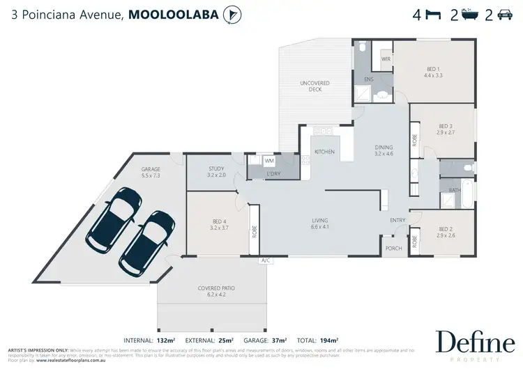 Floorplan of Homely house listing, 3 Poinciana Avenue, Mooloolaba QLD 4557