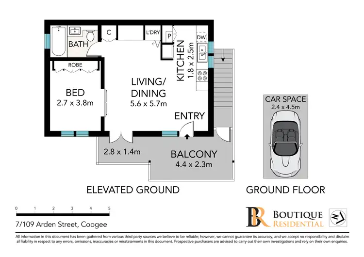 Floorplan of Homely apartment listing, 7/109 Arden Street, Coogee NSW 2034