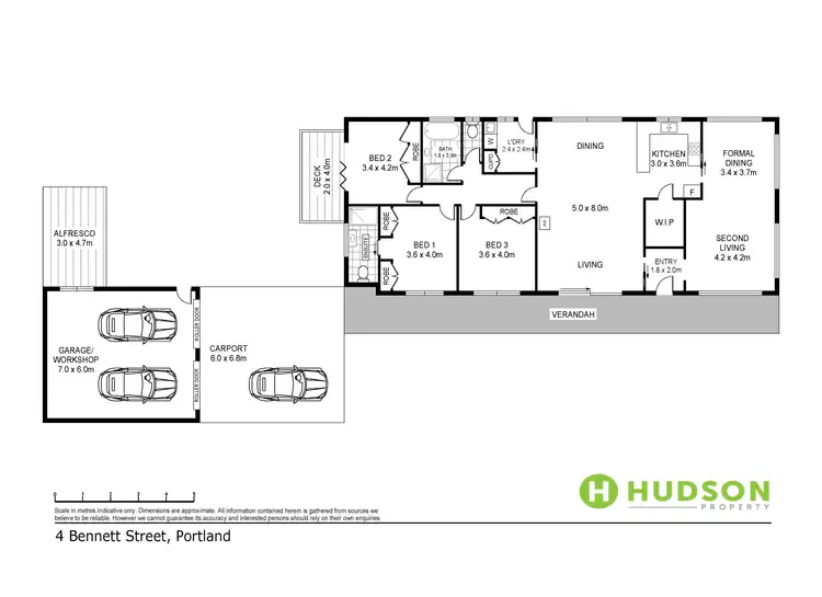 Floorplan of Homely house listing, 4 Bennett Street, Portland VIC 3305