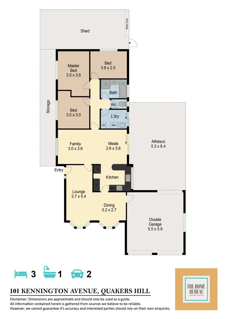 Floorplan of Homely house listing, 101 Kennington Avenue, Quakers Hill NSW 2763
