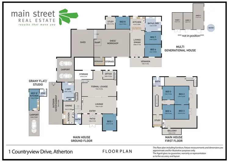 Floorplan of Homely rural property listing, 1 Countryview Drive, Atherton QLD 4883