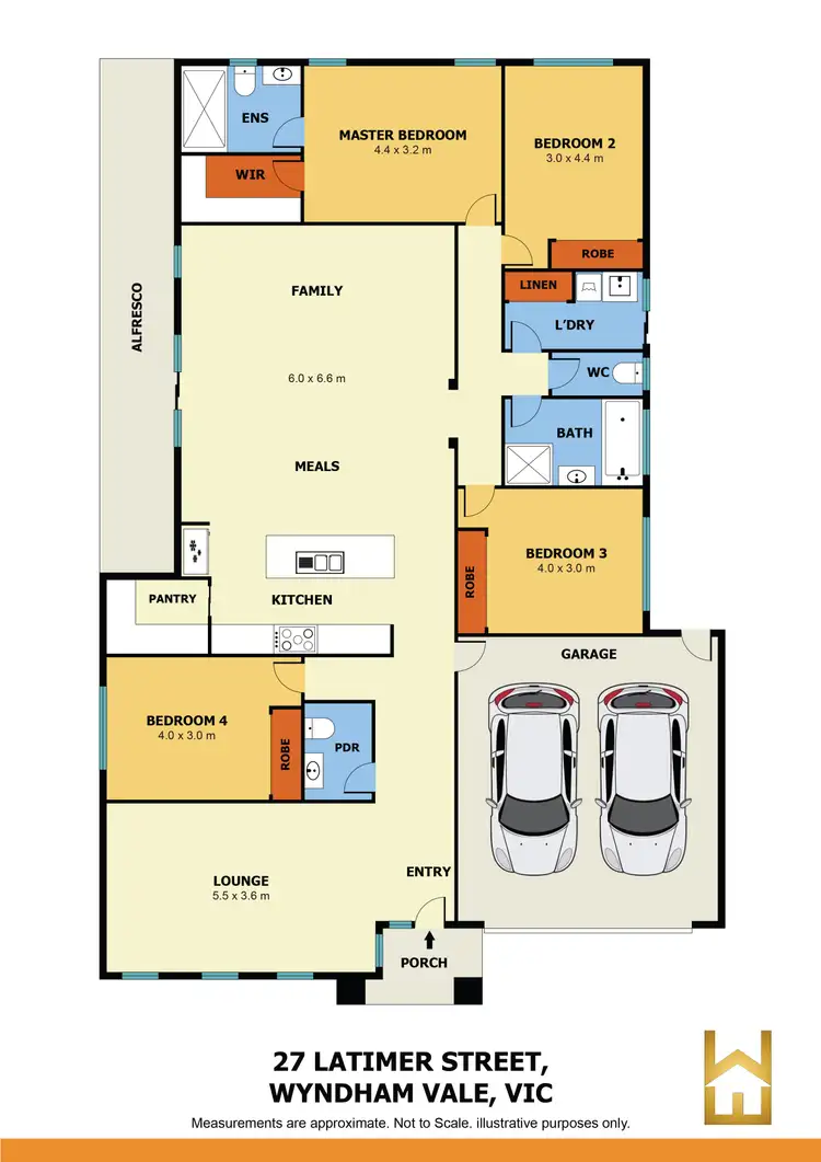 Floorplan of Homely house listing, 27 Latimer Street, Wyndham Vale VIC 3024