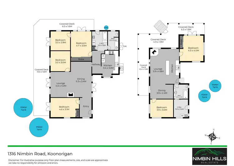 Floorplan of Homely house listing, 1316 Nimbin Road, Goolmangar NSW 2480