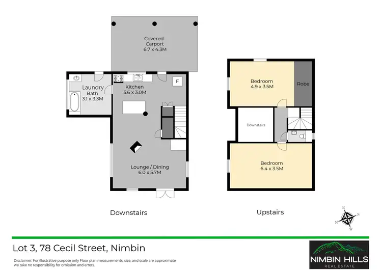 Floorplan of Homely house listing, 3/78 Cecil Street, Nimbin NSW 2480