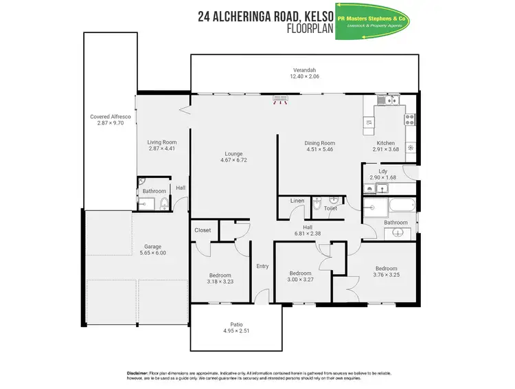 Floorplan of Homely house listing, 24 Alcheringa Road, Kelso NSW 2795