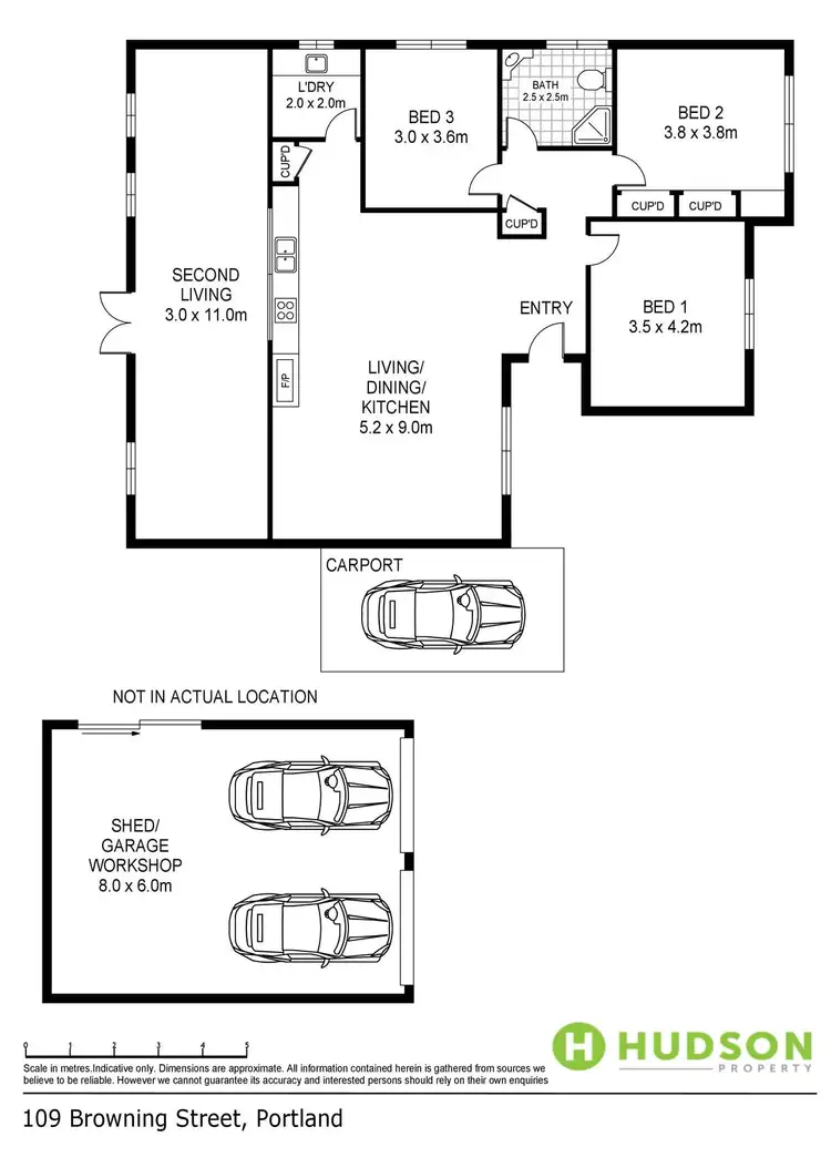 Floorplan of Homely house listing, 109 Browning Street, Portland VIC 3305