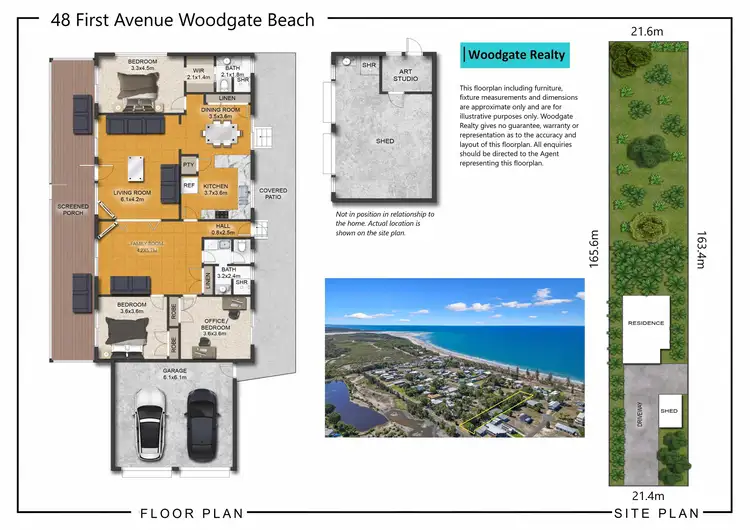 Floorplan of Homely house listing, 48 FIRST AVENUE, Woodgate QLD 4660