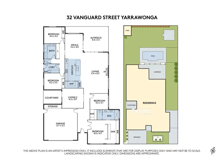 Floorplan of Homely house listing, 32 Vanguard Street, Yarrawonga VIC 3730